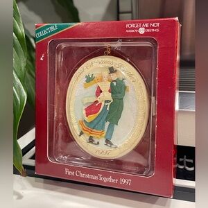 Vintage American Greetings “First Christmas Together 1997” Collectable Ornament